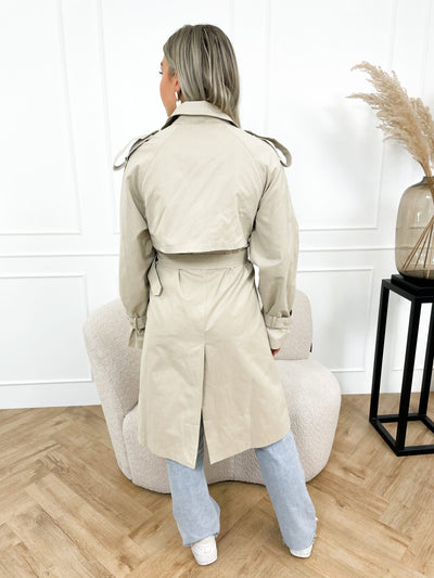 Ava trenchcoat beige