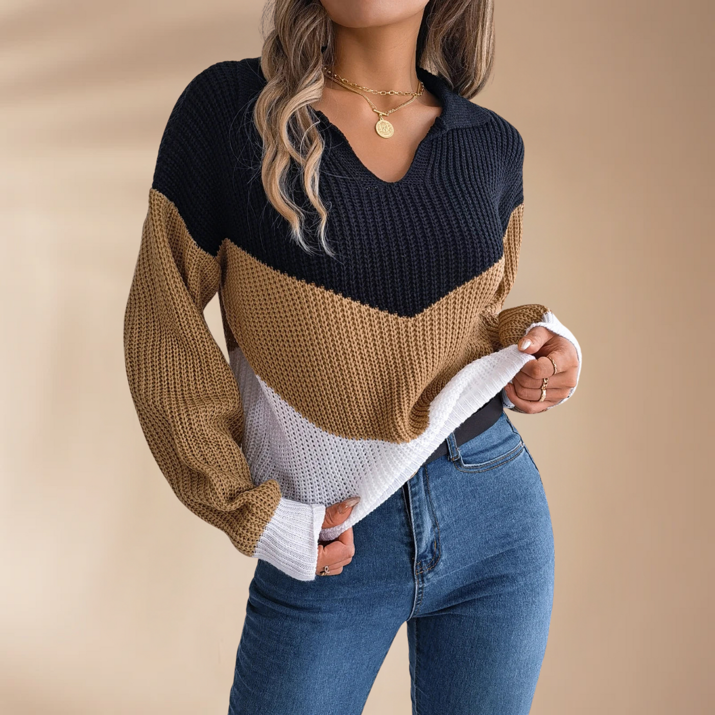 Clairen - Puffermet Patchworkgenser for Kvinner™