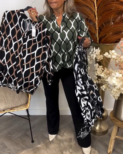 Noor – Bluse med grafisk print™