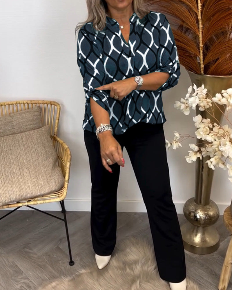 Noor – Bluse med grafisk print™