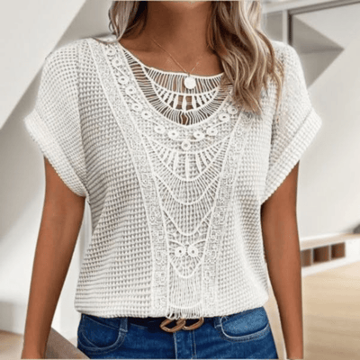 Karin | Elegant bluse i Ibiza-stil™