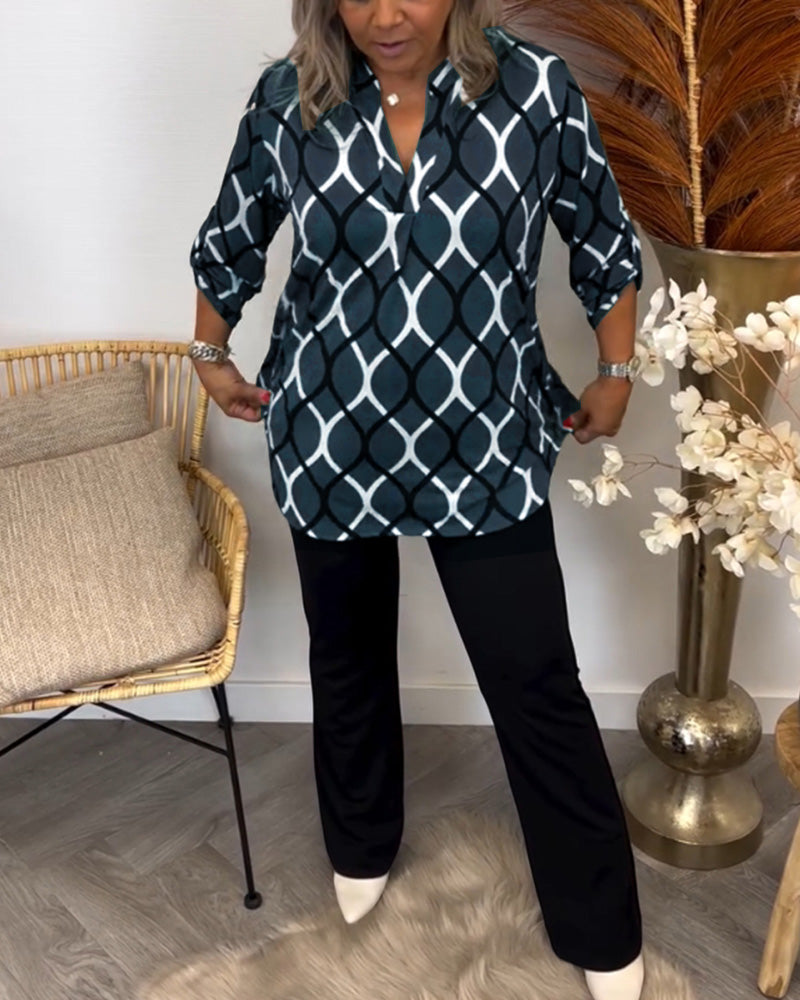 Noor – Bluse med grafisk print™