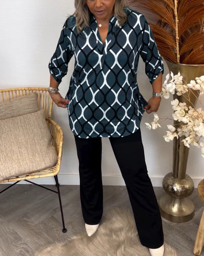 Noor – Bluse med grafisk print™