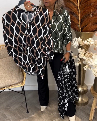 Noor – Bluse med grafisk print™