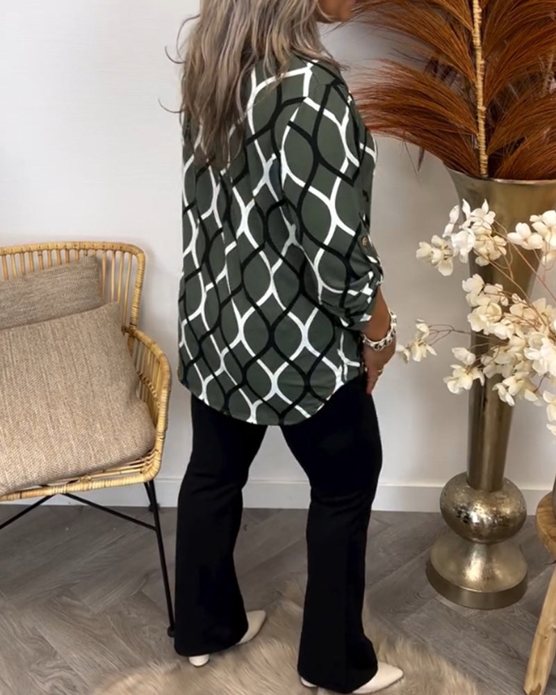 Noor – Bluse med grafisk print™