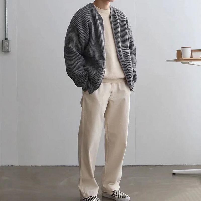 Hudson Knit - Trendy Strikket Cardigan For Menn™