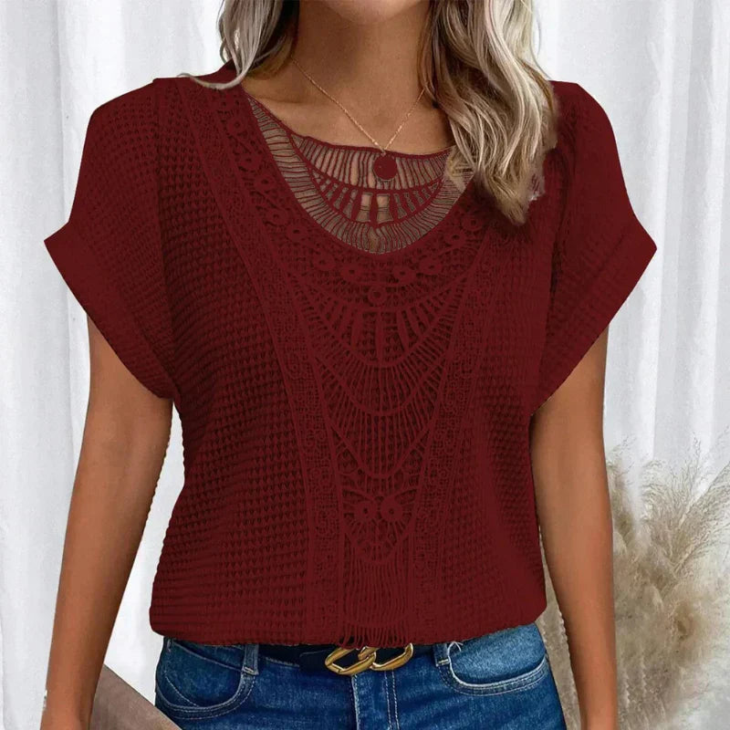 Karin | Elegant bluse i Ibiza-stil™