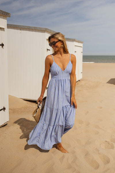 Jana™ | Licht zomerjurkje met open rug