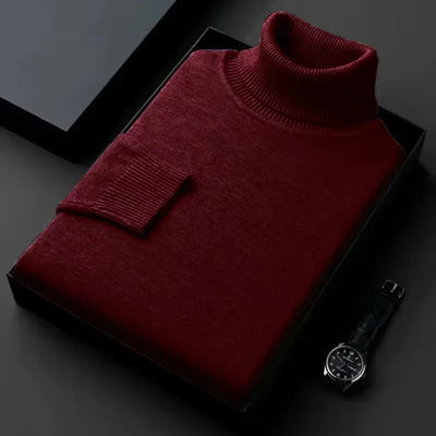Timo - Klassisk Turtleneck Genser For Menn™