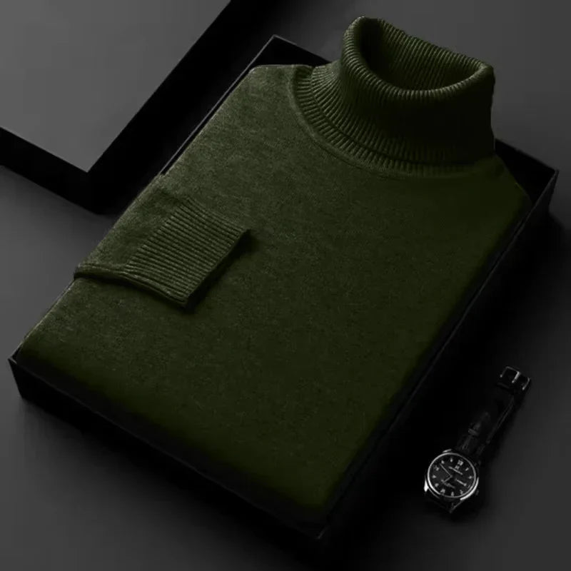Timo - Klassisk Turtleneck Genser For Menn™