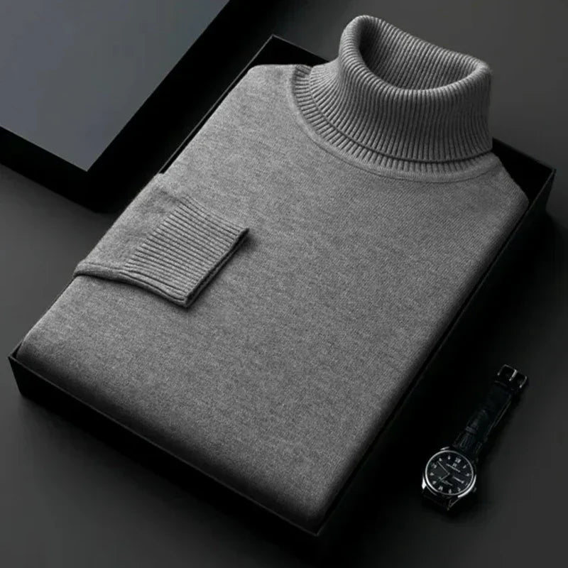 Timo - Klassisk Turtleneck Genser For Menn™
