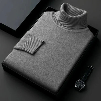 Timo - Klassisk Turtleneck Genser For Menn™