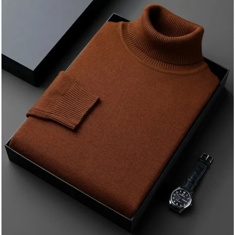 Timo - Klassisk Turtleneck Genser For Menn™