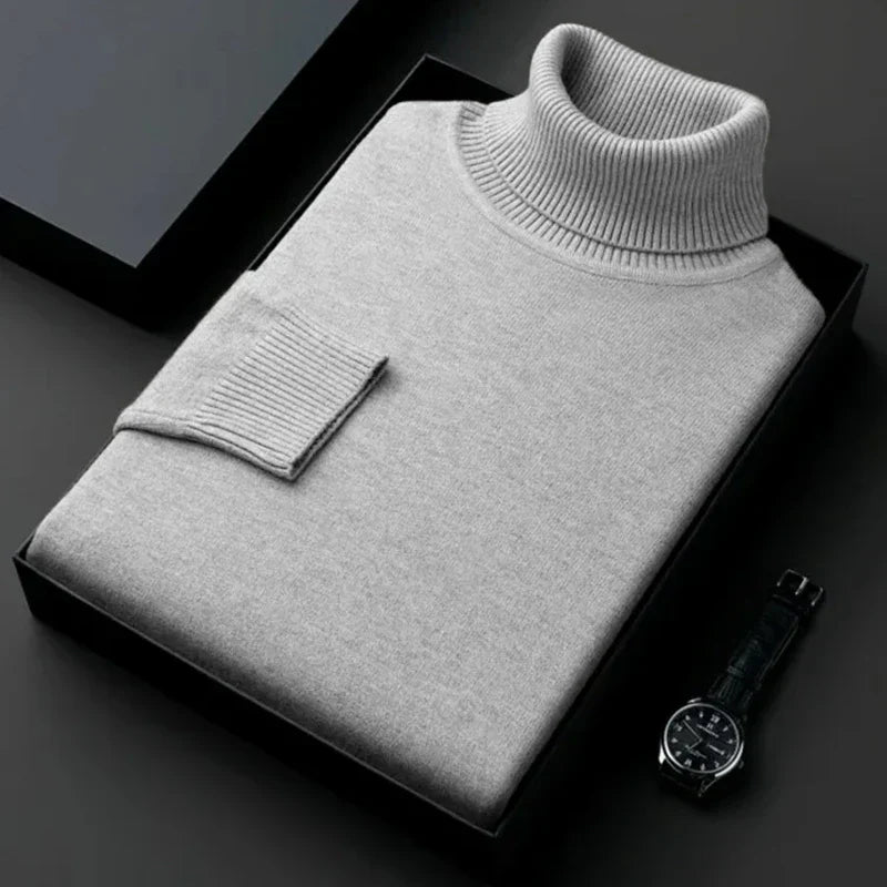 Timo - Klassisk Turtleneck Genser For Menn™