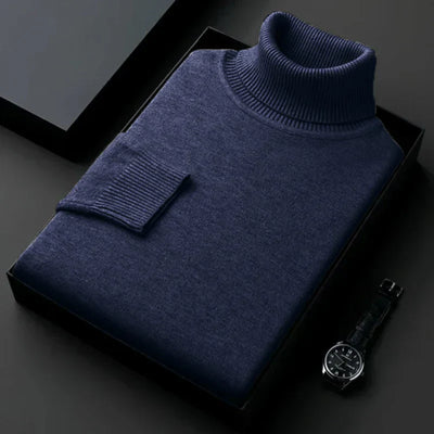 Timo - Klassisk Turtleneck Genser For Menn™