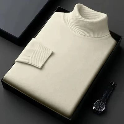 Timo - Klassisk Turtleneck Genser For Menn™