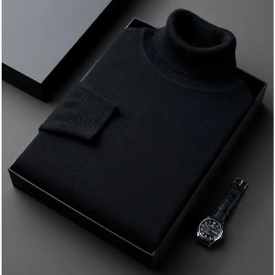 Timo - Klassisk Turtleneck Genser For Menn™