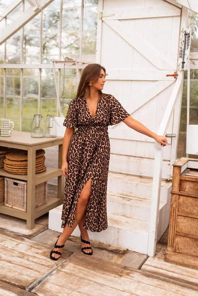 Stella™ | Maxi-jurk met leopardprint en zomerse flair