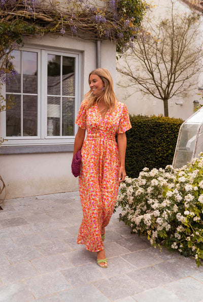 Marlene™ | Zomerse bloemenjurk
